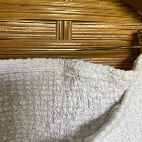 Lane Bryant White Asymmetrical Midi Dress Resort Wear handkerchief hem eyelet 16 - Picture 10 of 10